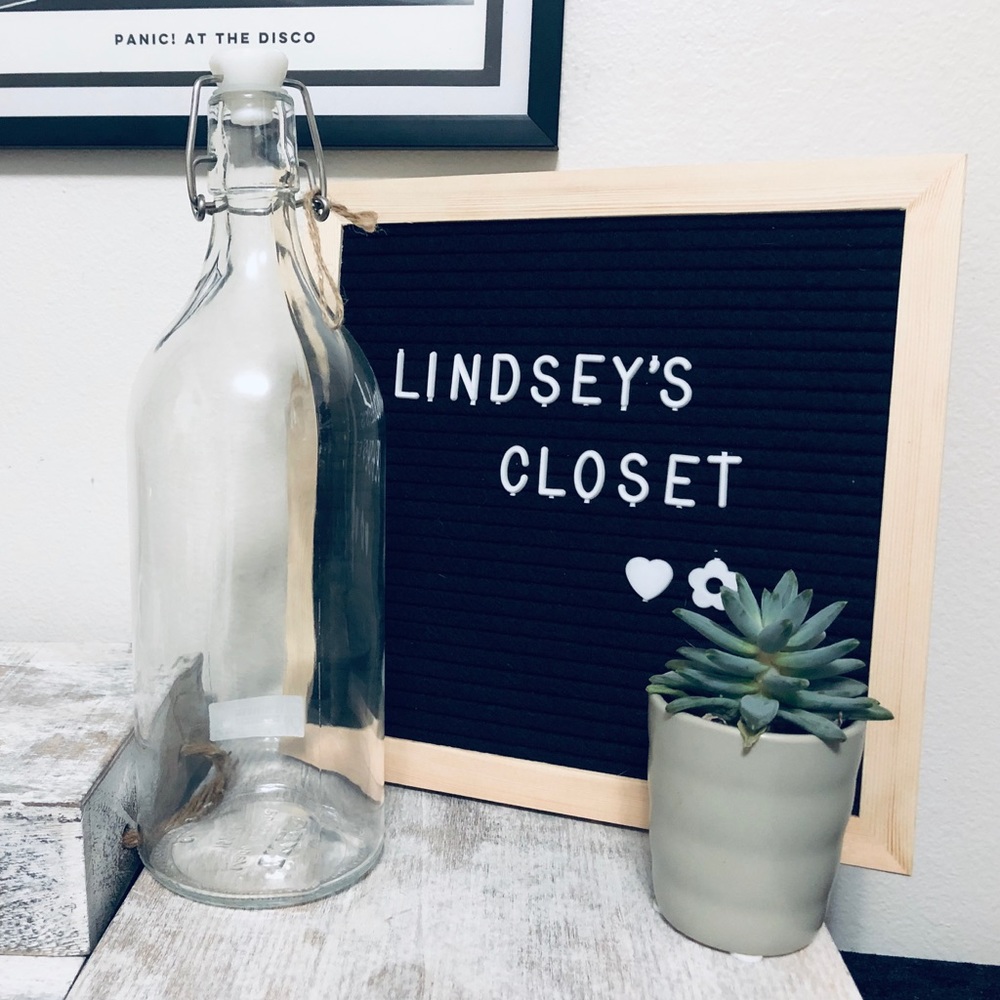 Classic 34oz Glass Bottle with Topper